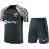 Tenue d’entraînement courte de Barcelone gris foncé 2023/24