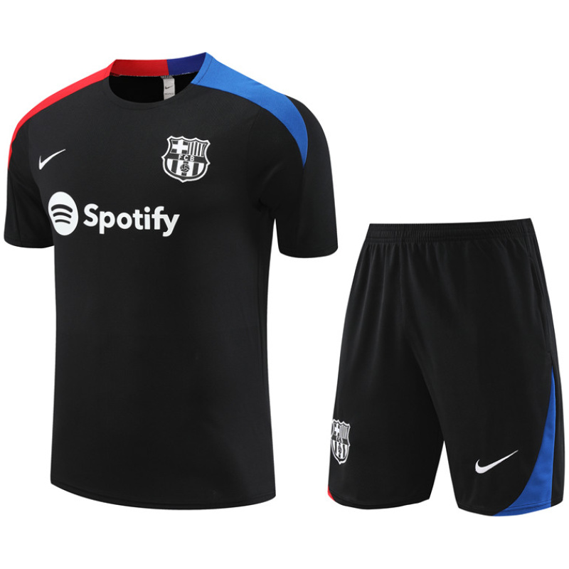 Tenue d’entraînement courte de Barcelone noire 2024/25