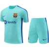 Tenue d’entraînement courte de Barcelone Turquoise 2023/24