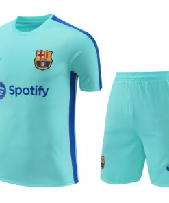 Tenue d’entraînement courte de Barcelone Turquoise 2023/24