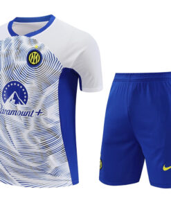 Tenue d’entraînement courte de l’Inter Milan blanche 2024/25