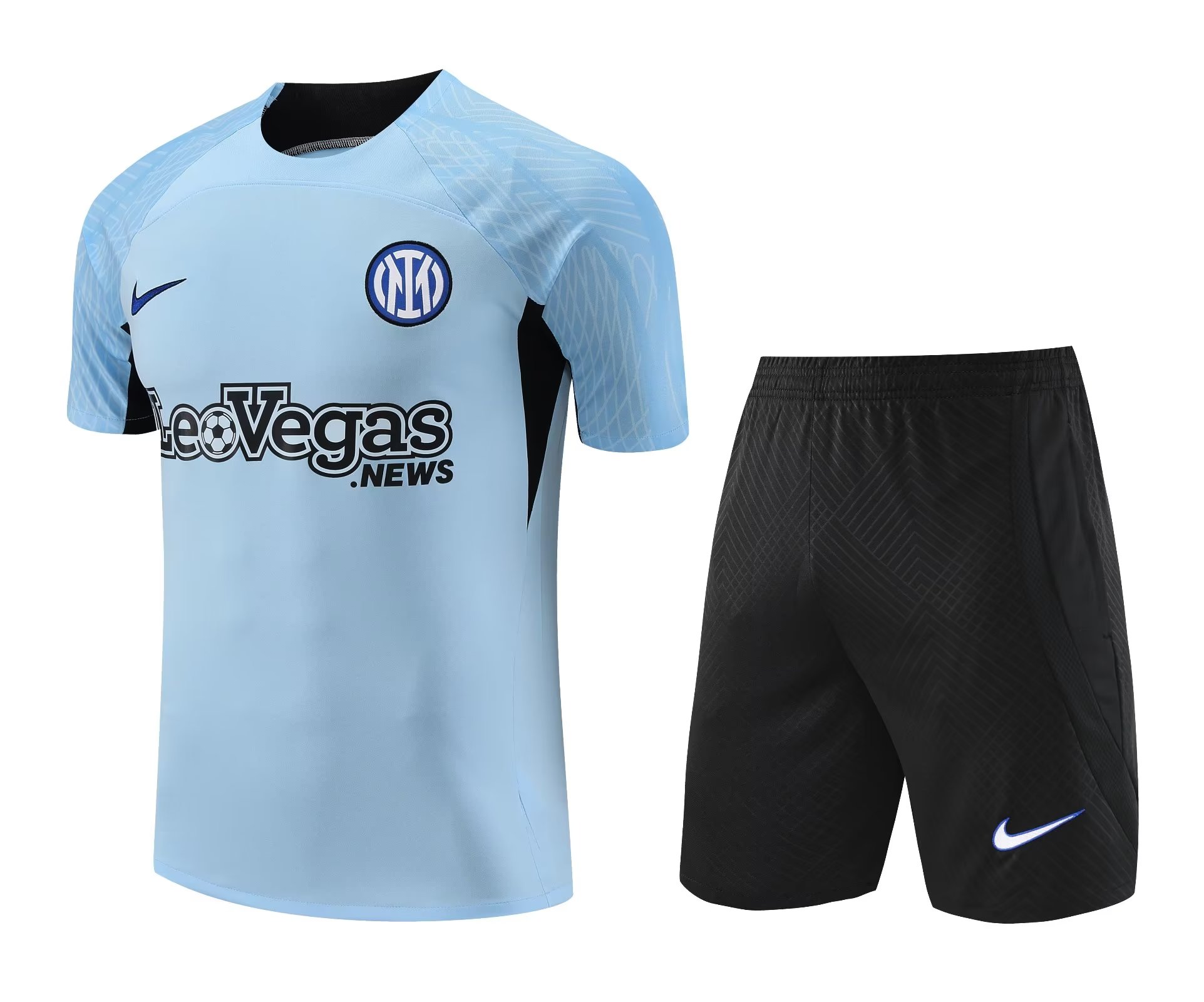 Tenue d’entraînement courte de l’Inter Milan bleu clair 2023/24