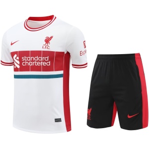 Tenue d'entraînement courte de Liverpool blanche 2024/25