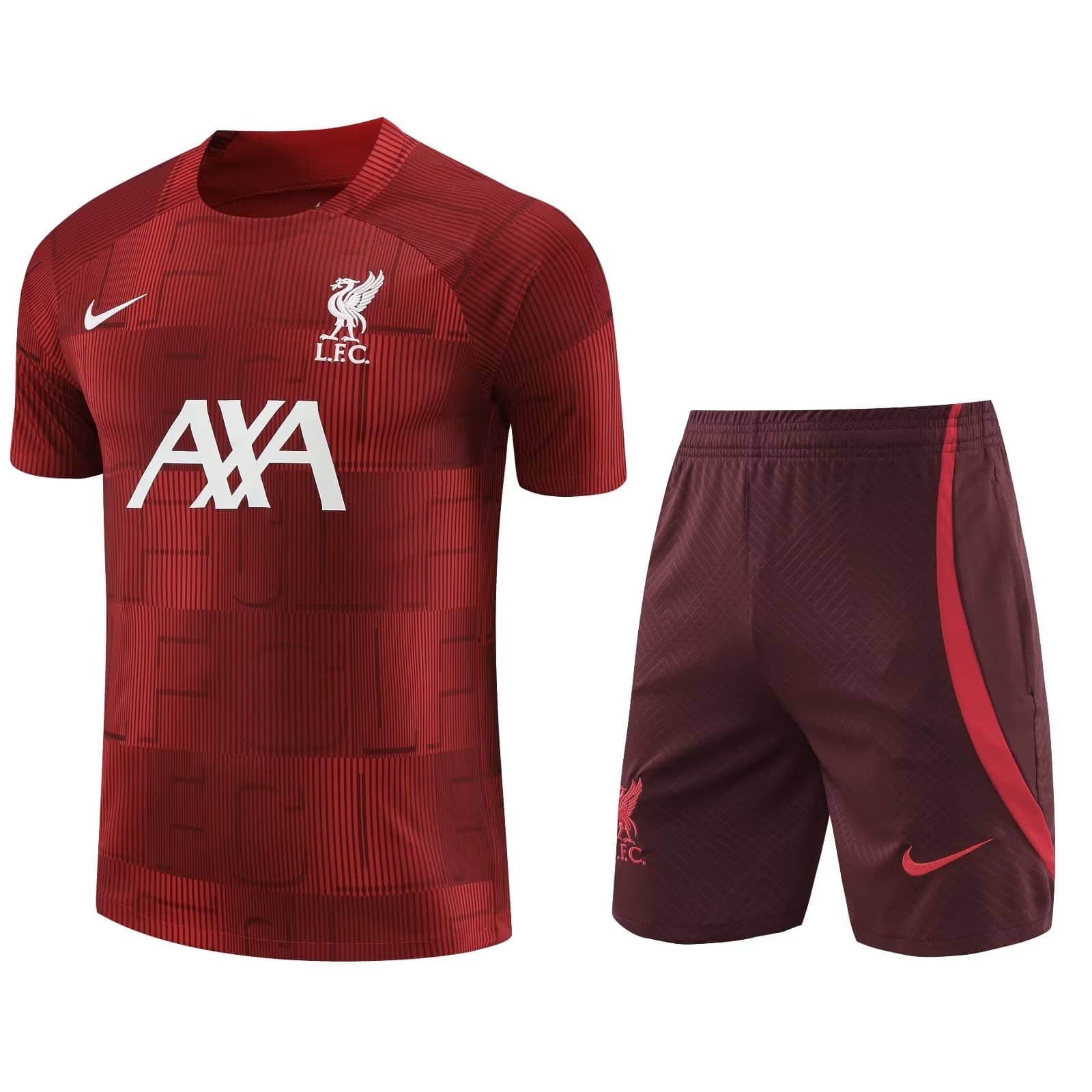 Tenue d’entraînement courte de Liverpool Bordeaux 2023/24