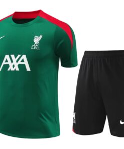 Tenue d’entraînement courte de Liverpool verte 2024/25