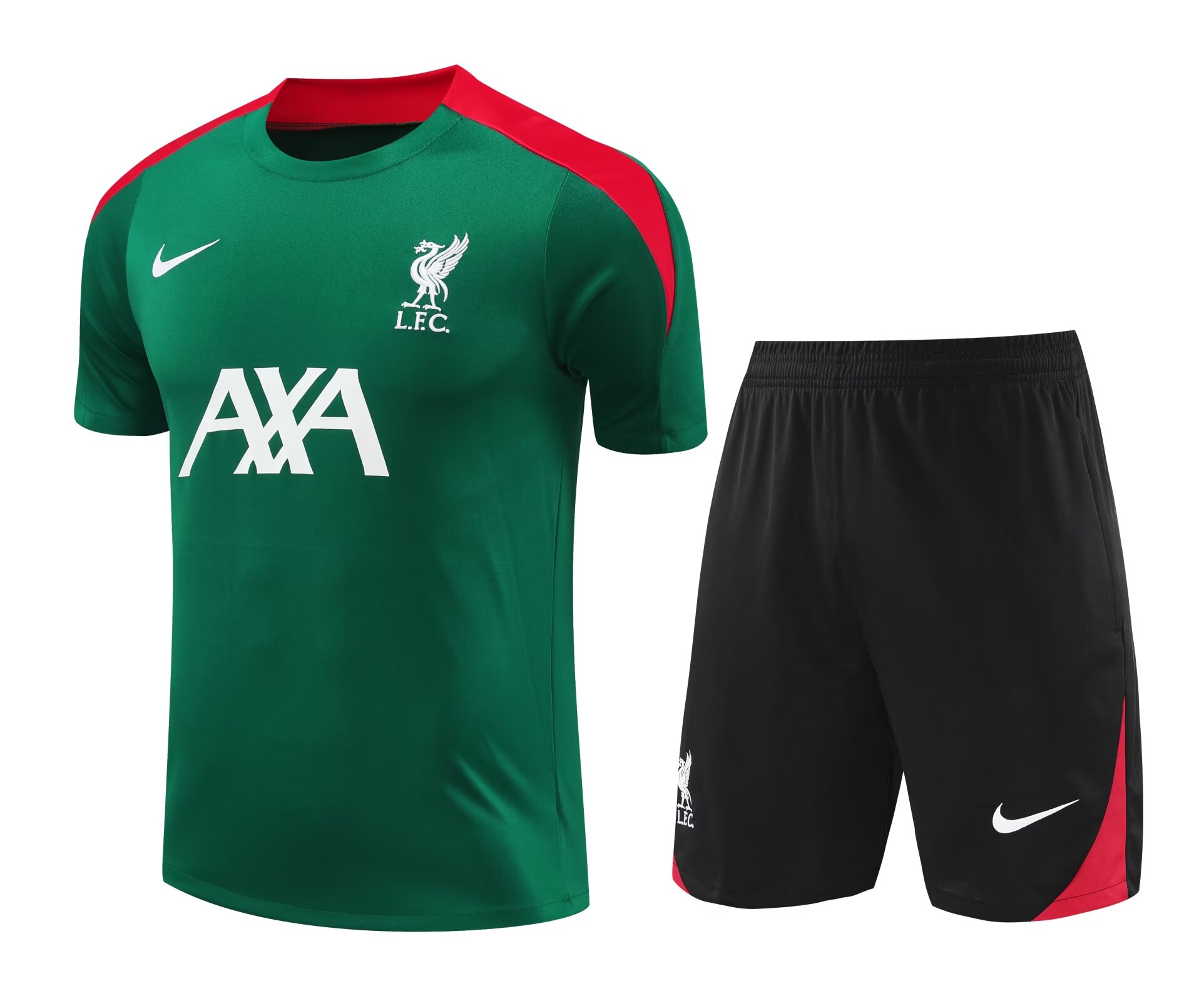 Tenue d’entraînement courte de Liverpool verte 2024/25