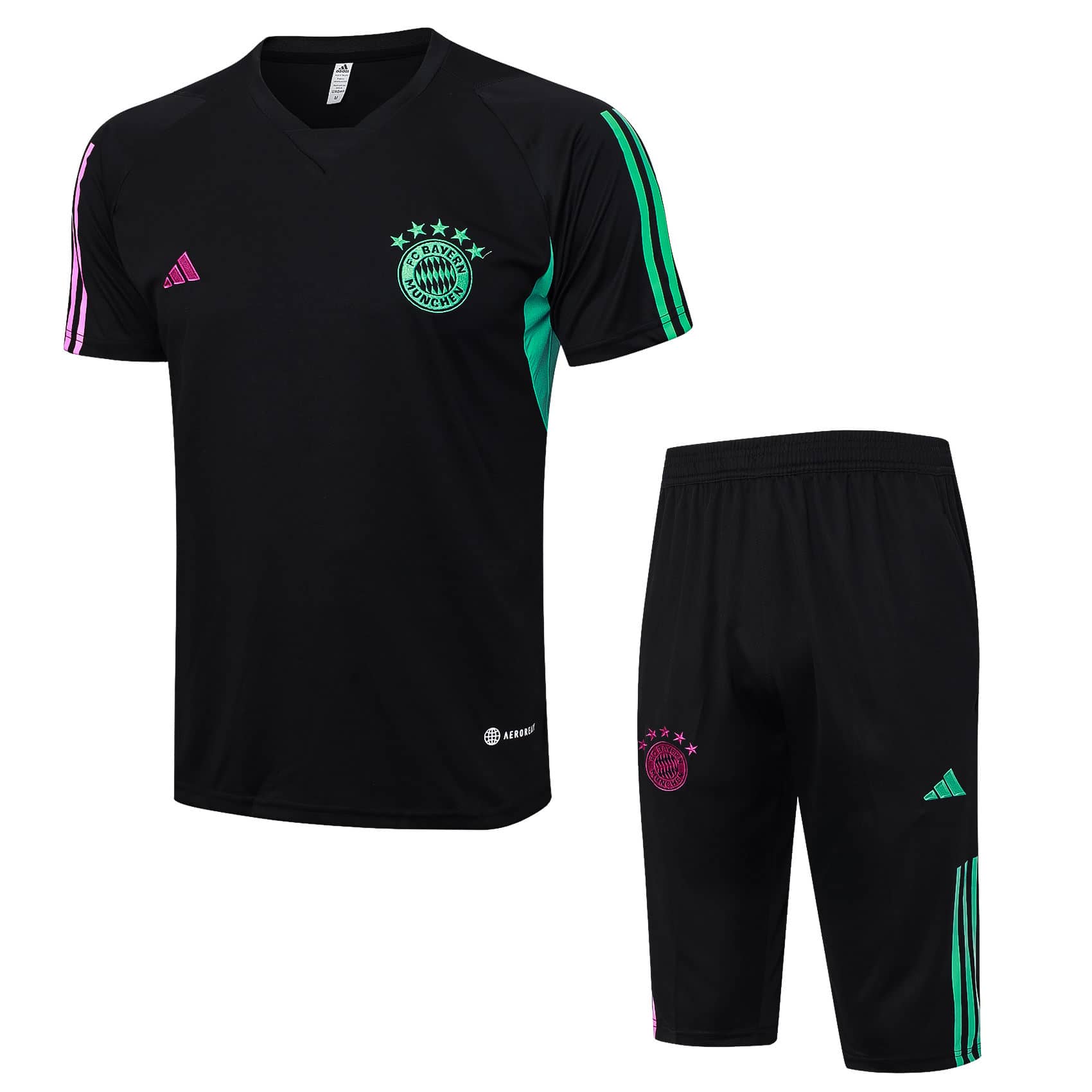 Tenue d’entraînement courte du Bayern Munich noire 2023/24