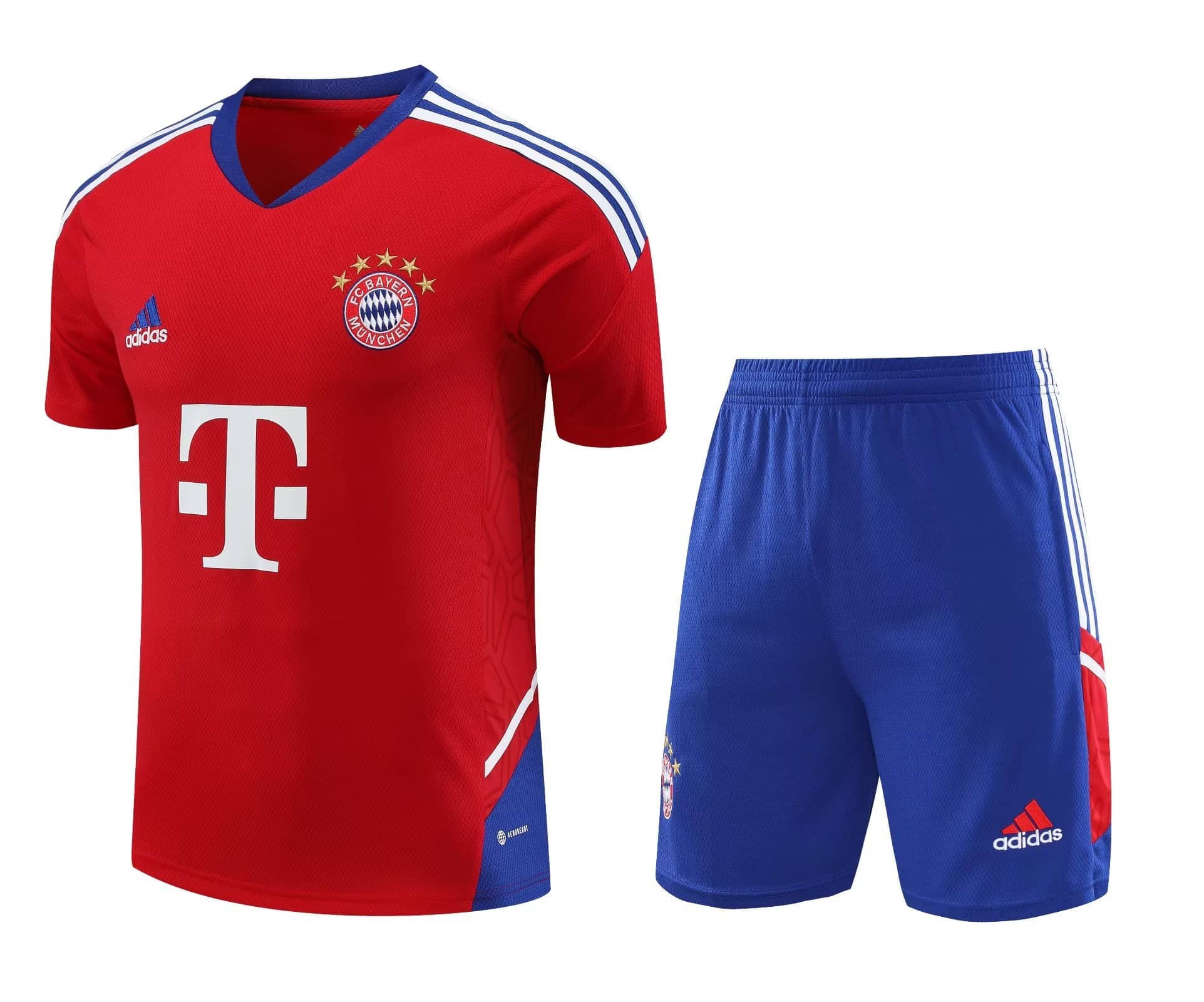 Tenue d’entraînement courte du Bayern Munich rouge 2023/24