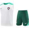 Tenue d’entraînement courte du Portugal blanche 2024