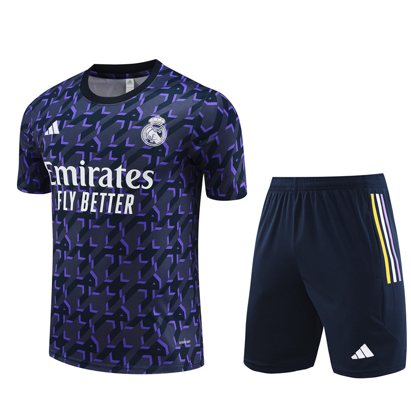 Tenue d’entraînement courte du Real Madrid violette 2023/24
