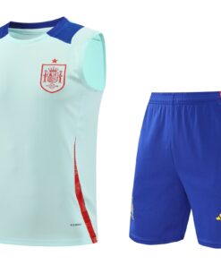 Tenue d’entraînement courte Espagne vert clair 2024