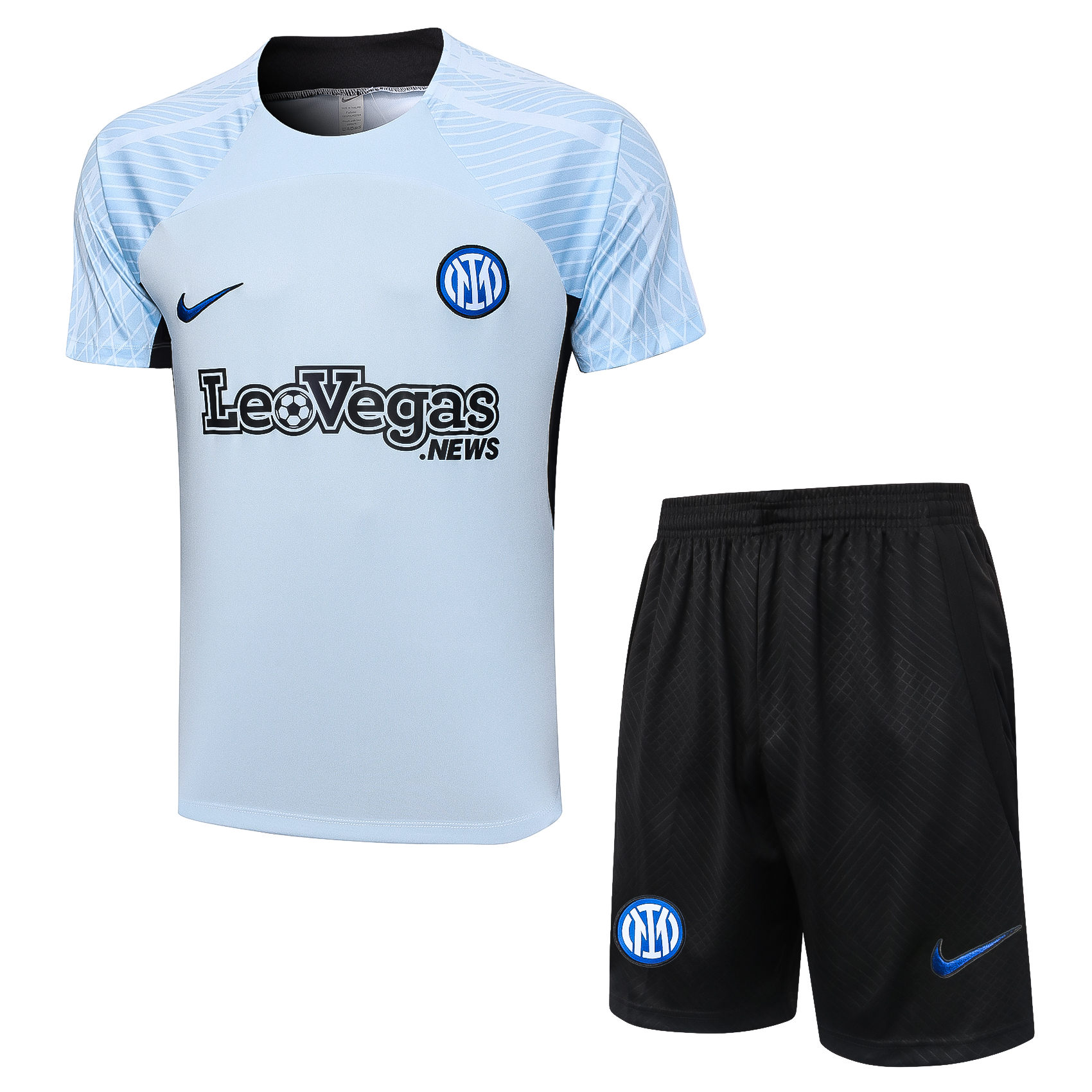Tenue d’entraînement courte Inter Milan bleu pâle 2023/24