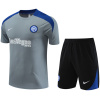 Tenue d'entraînement courte Inter Milan grise 2024/25