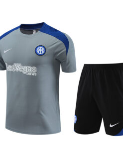 Tenue d’entraînement courte Inter Milan grise 2024/25