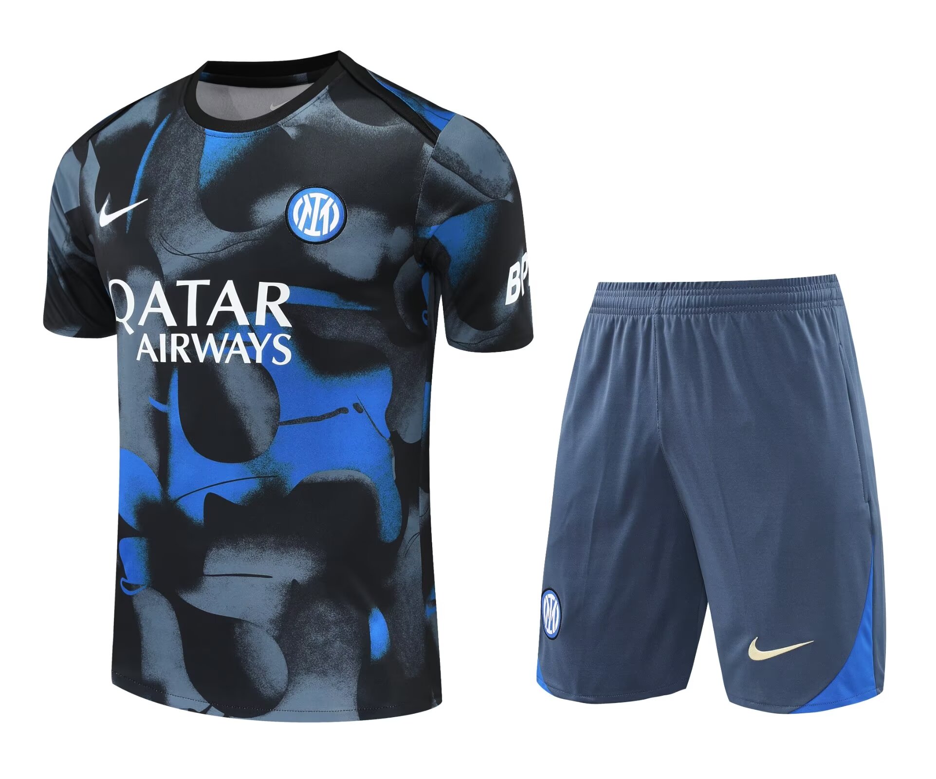 Tenue d’entraînement courte Inter Milan grise 2024/25
