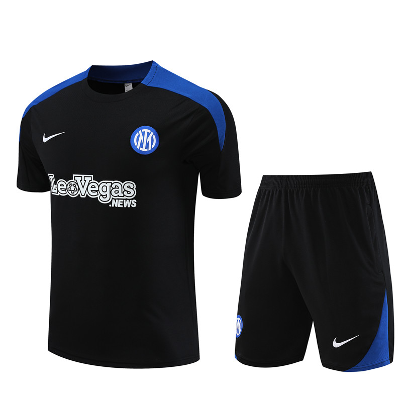 Tenue d’entraînement courte Inter Milan noire 2024/25