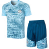 Tenue d’entraînement courte Manchester City bleu clair 2023/24