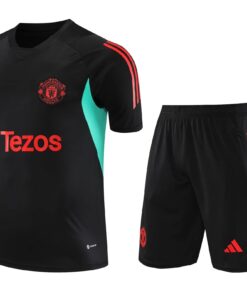 Tenue d’entraînement courte Manchester United Noir II 2023/24