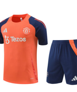 Tenue d’entraînement courte Manchester United orange 2024/25