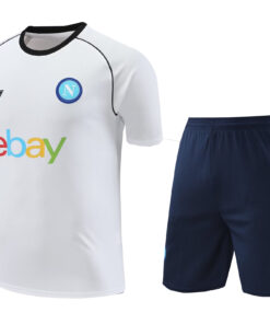 Tenue d’entraînement courte Napoli blanche 2024/25
