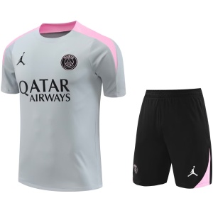 Tenue d'entraînement courte PSG x Jordan grise 2024/25