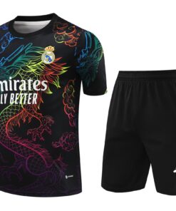 Tenue d’entraînement courte Real Madrid Dragon Noir 2024/25
