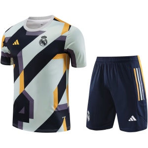 Tenue d'entraînement courte Real Madrid grise 2023/24