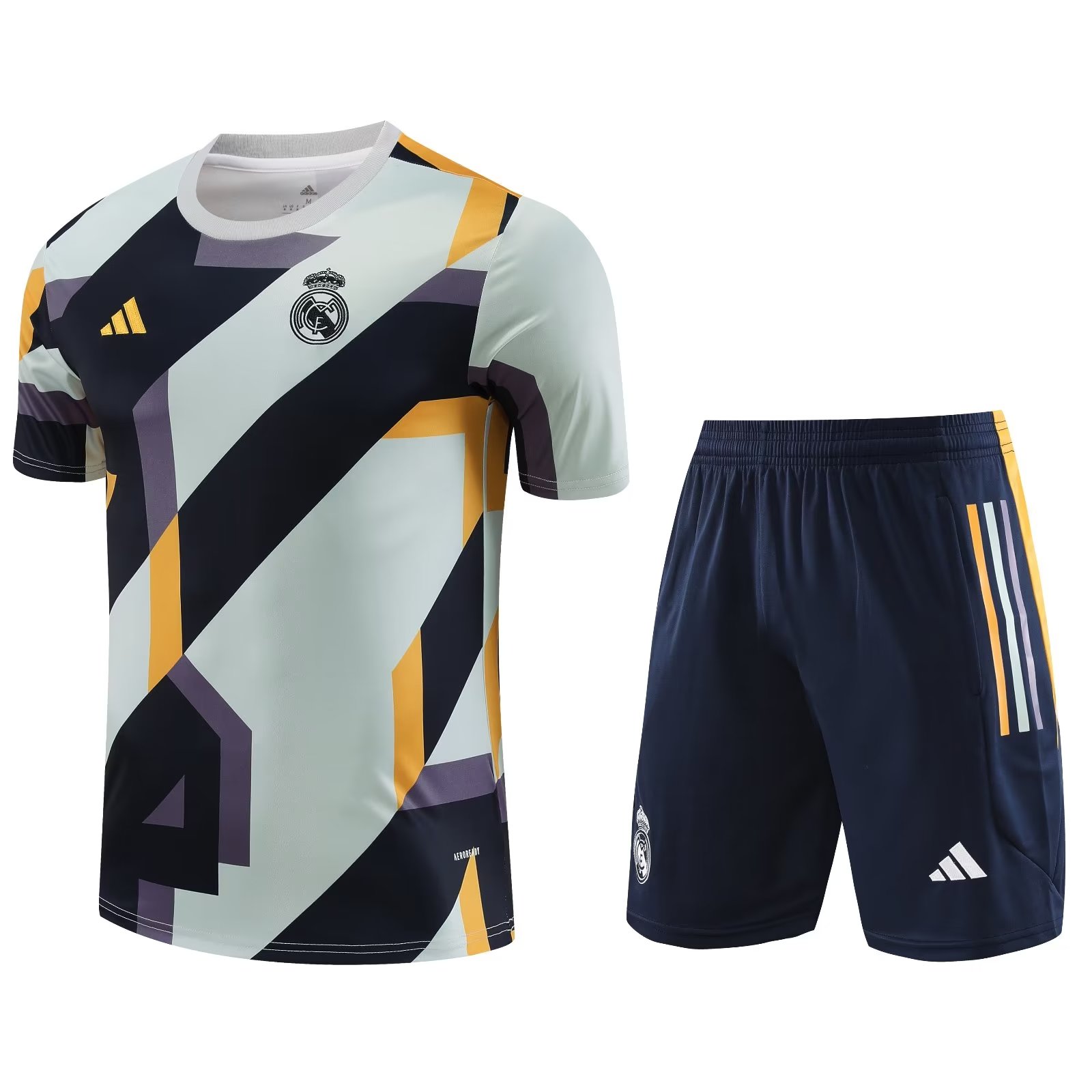 Tenue d’entraînement courte Real Madrid grise 2023/24