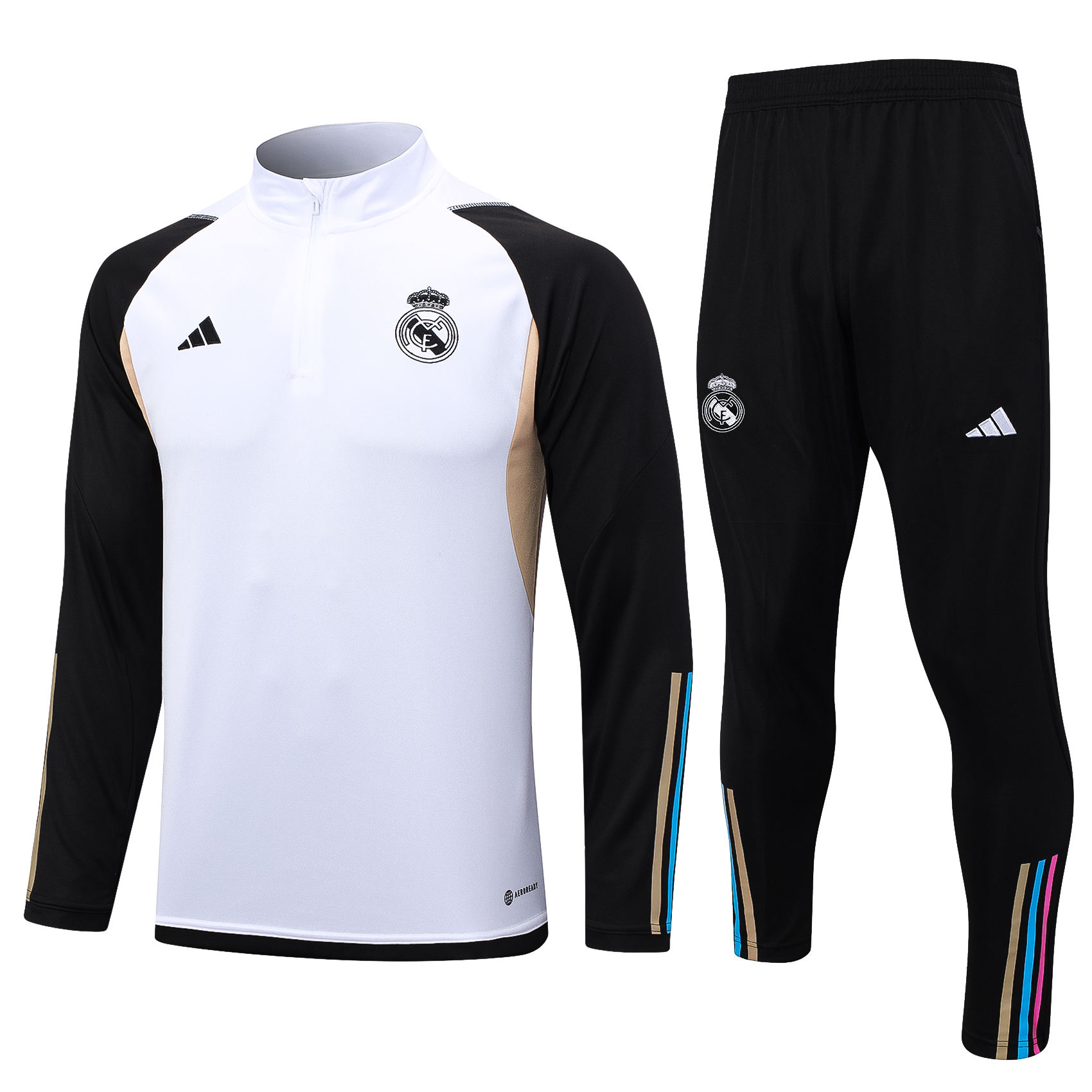 Tenue d’entraînement du Real Madrid blanche 2023/24