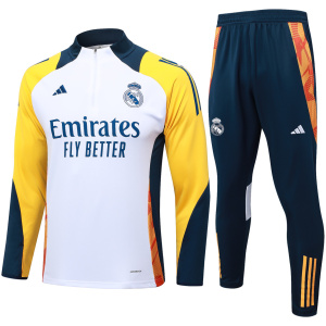 Tenue d'entraînement du Real Madrid blanche 2024/25