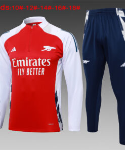 Tenue d’entraînement enfant Arsenal rouge 2024/25