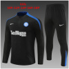 Tenue d'entraînement enfant Inter Milan noire 2024/25
