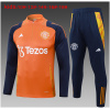 Tenue d'entraînement enfant Manchester United Orange 2024/25