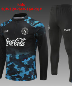 Tenue d’entraînement enfant Napoli noire 2024/25