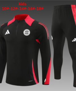 Tenue d’entraînement enfants Bayern Munich noire 2024/25