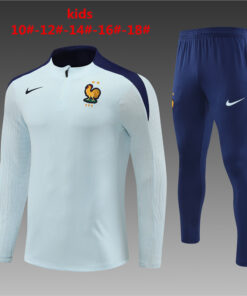 Tenue d’entraînement Enfants France Bleu Pâle 2024