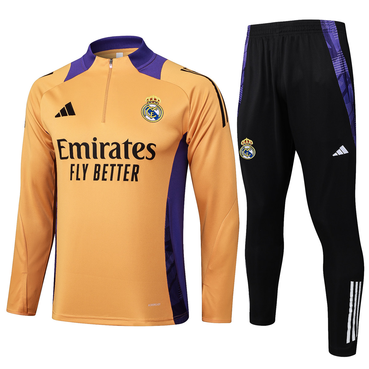 Tenue d’entraînement jaune du Real Madrid 2024/25