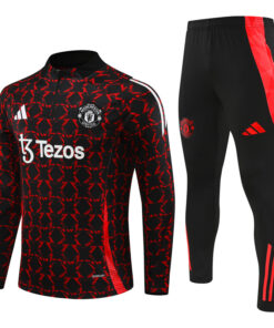 Tenue d’entraînement Manchester United Rouge – Noir 2024/25