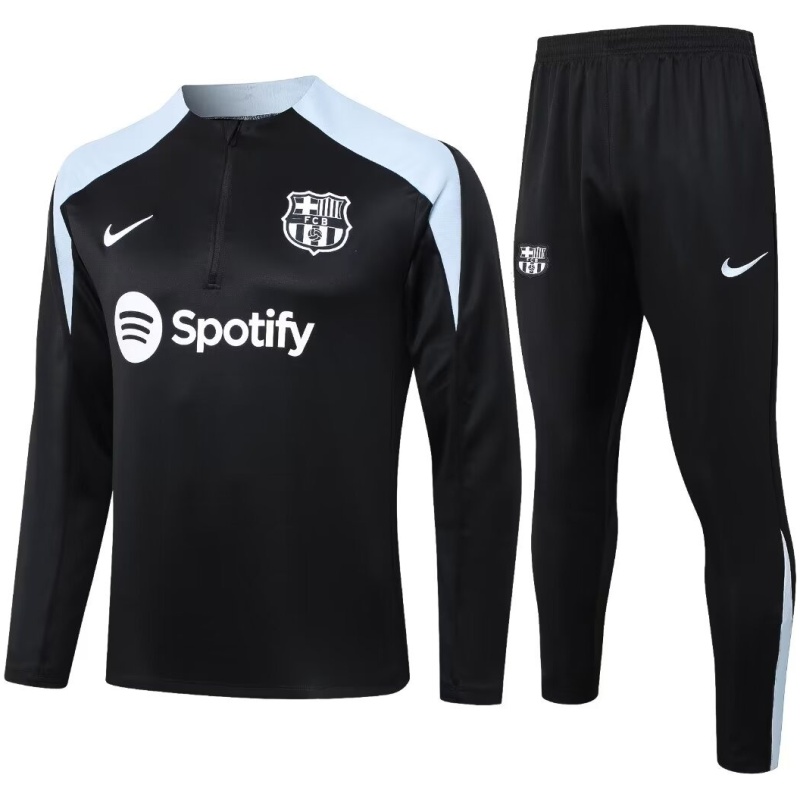 Tenue d’entraînement noire de Barcelone 2024/25