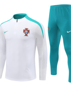 Tenue d’entraînement Portugal blanche 2024