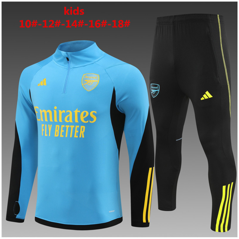 Tenue d’entraînement pour enfants Arsenal Bleu 2023/24