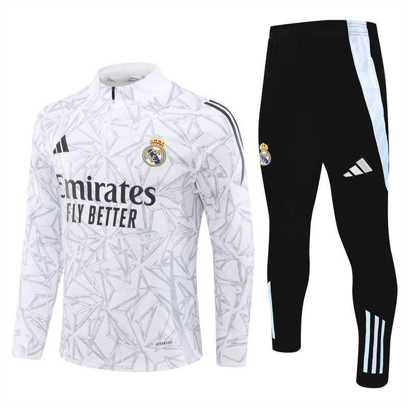 Tenue d’entraînement Real Madrid blanche 2024/25