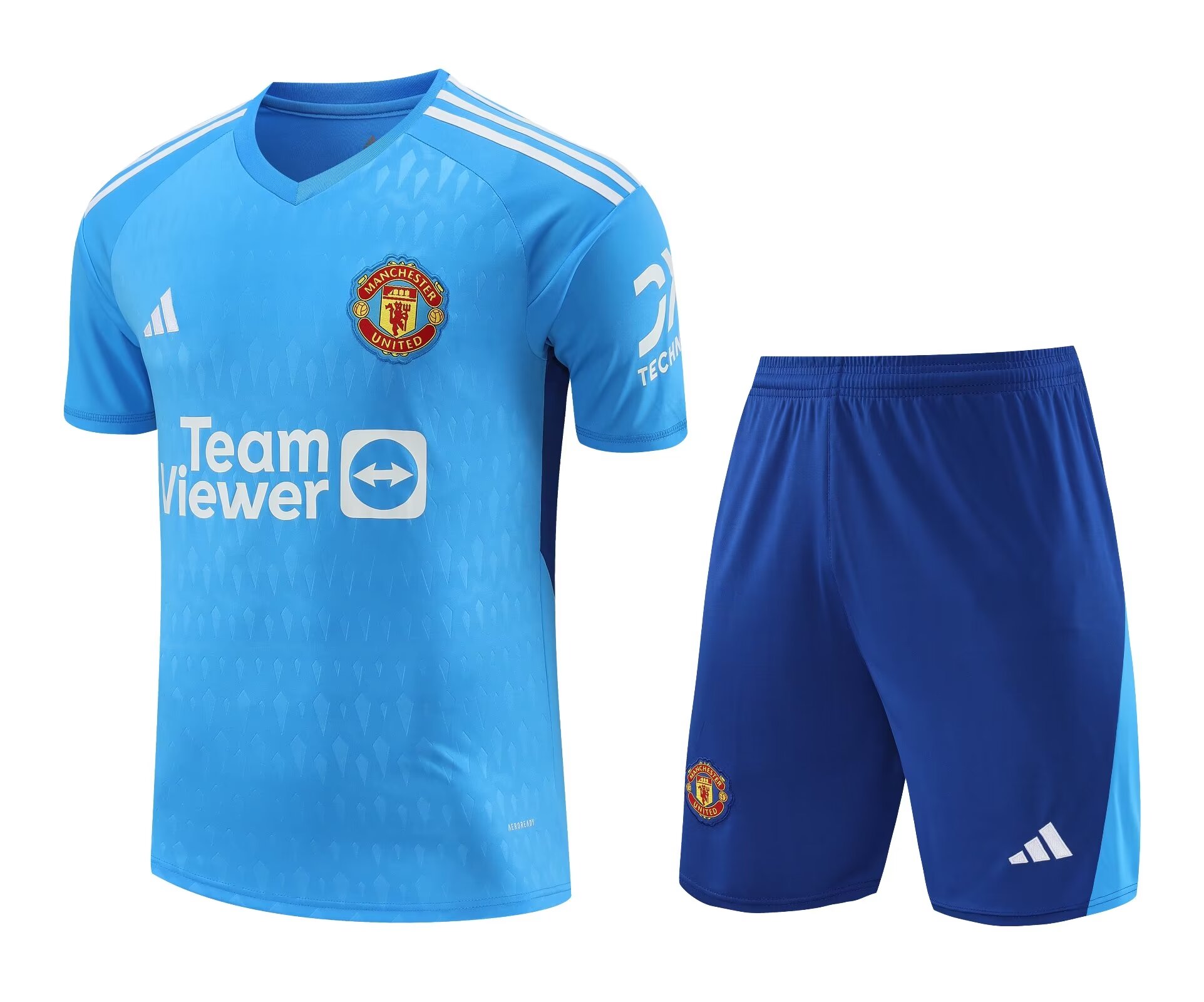 Tenue de Gardien de But de Manchester United Bleue 2023/24