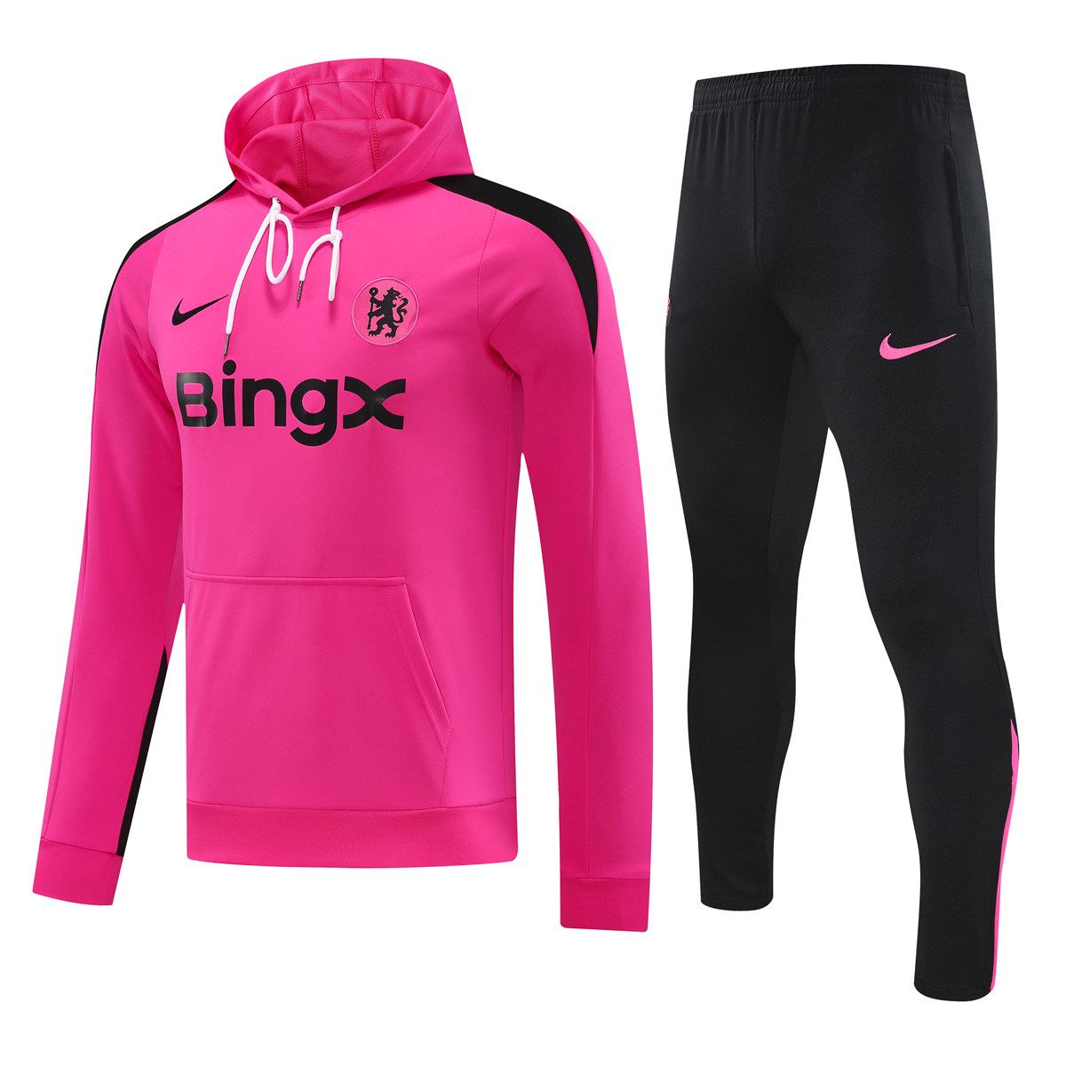 Veste à capuche Chelsea Sweatshirt + Pantalon Survêtement d’entraînement Rose 2024/25
