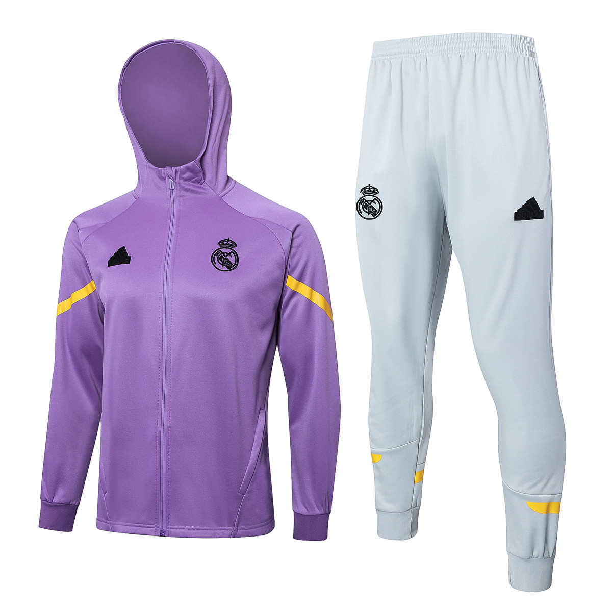 Veste à capuche et pantalon de survêtement d’entraînement Real Madrid Violet 2024/25
