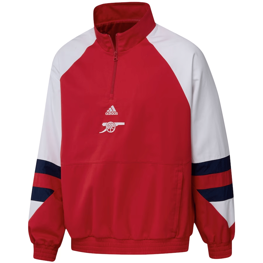 Veste Arsenal à demi-fermeture éclair Icon Windrunner Rouge 2023/24