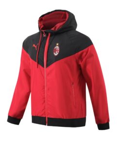 Veste Coupe-vent AC Milan Toutes Saisons Rouge 2023/24