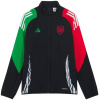 Veste coupe-vent Arsenal toutes saisons noire 2024/25