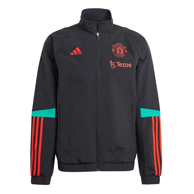 Veste coupe-vent Manchester United toutes saisons noire 2023/24