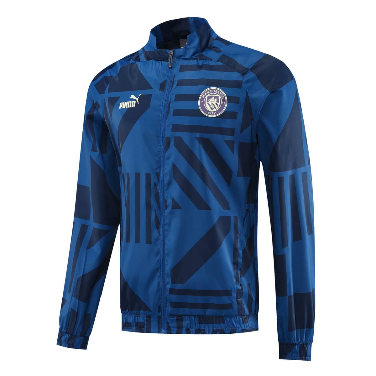 Veste Coupe-Vent Tous Temps Manchester City Bleu Nuit 2023/24